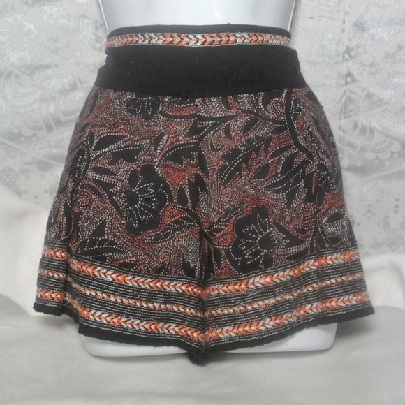 Free People Pants - Free People Boho Floral Embroidered Shorts